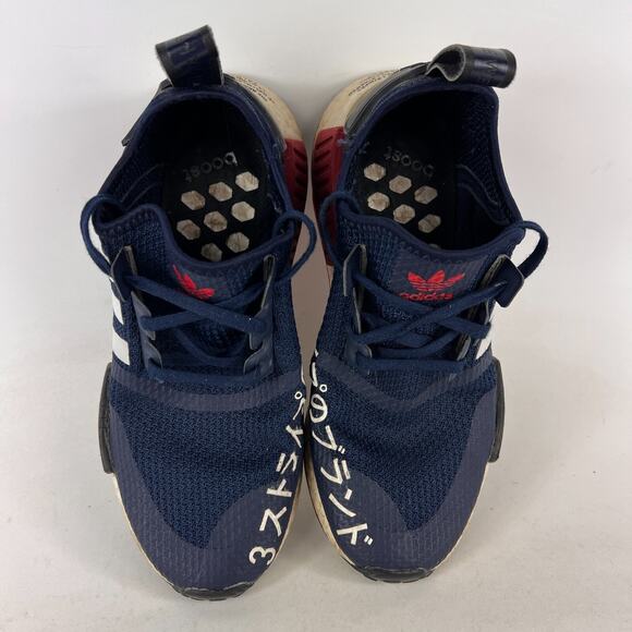 Adidas Nomad NMD r1 women's size 6 blue white red athletic sneakers shoes - Picture 6 of 9